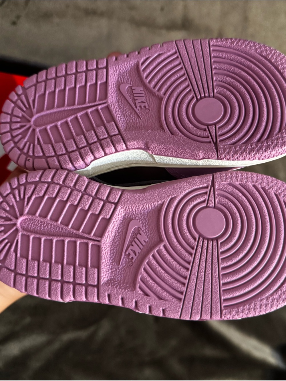 Nike Kids' Pink and Brown Velcro Low-Top Sneakers - Picture 6 of 8
